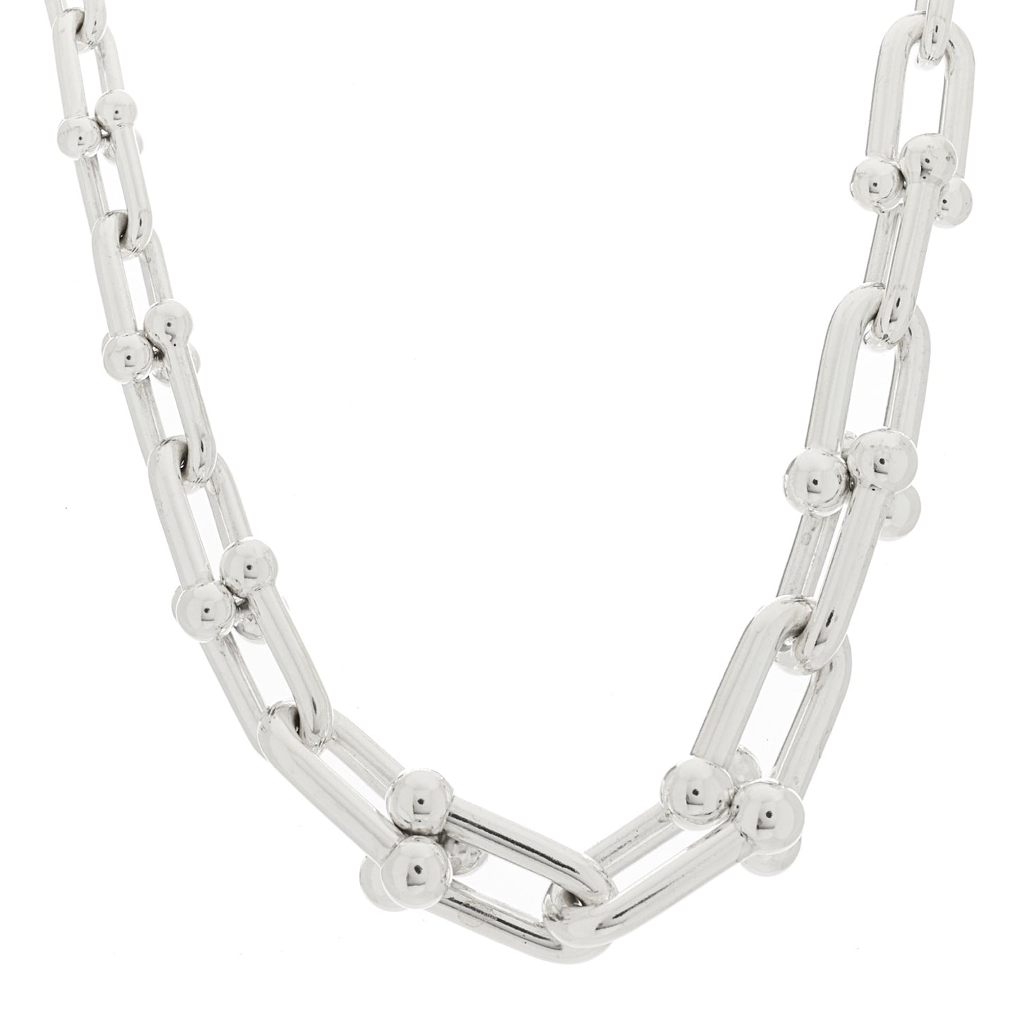 Sterling Silver HardWear Graduated Link Necklace