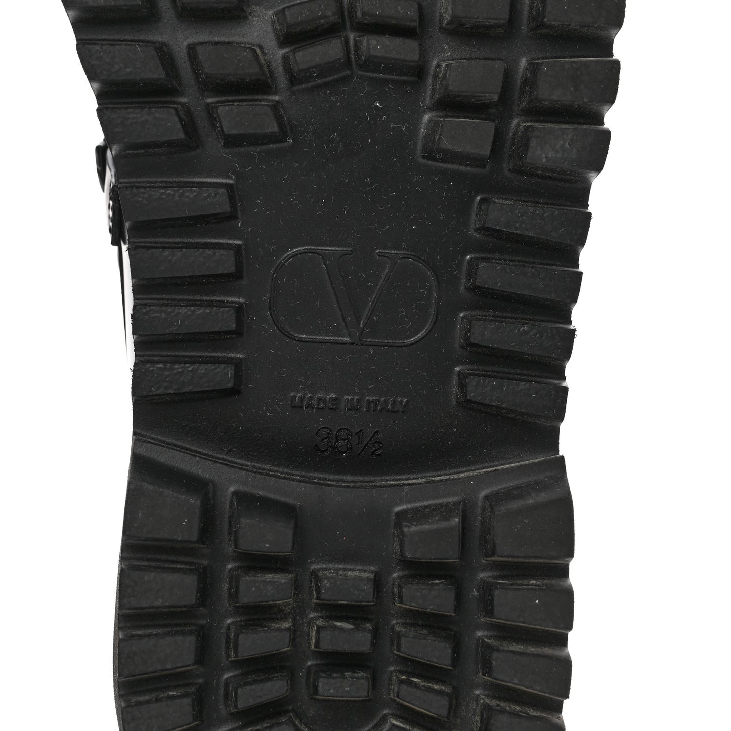 Calfskin VLogo Loafers 38.5 Black
