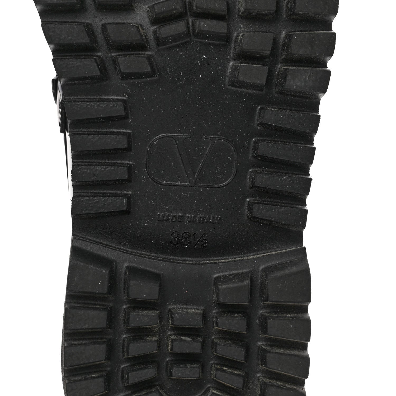 Valentino Garavani Calfskin VLogo Loafers 38.5 Black 6 of 9