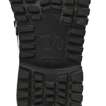 Valentino Garavani Calfskin VLogo Loafers 38.5 Black 6 of 9