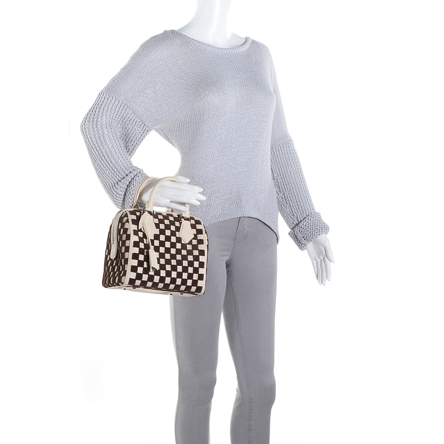 Louis Vuitton Damier Cubic Speedy Cube PM Brown 2 of 7