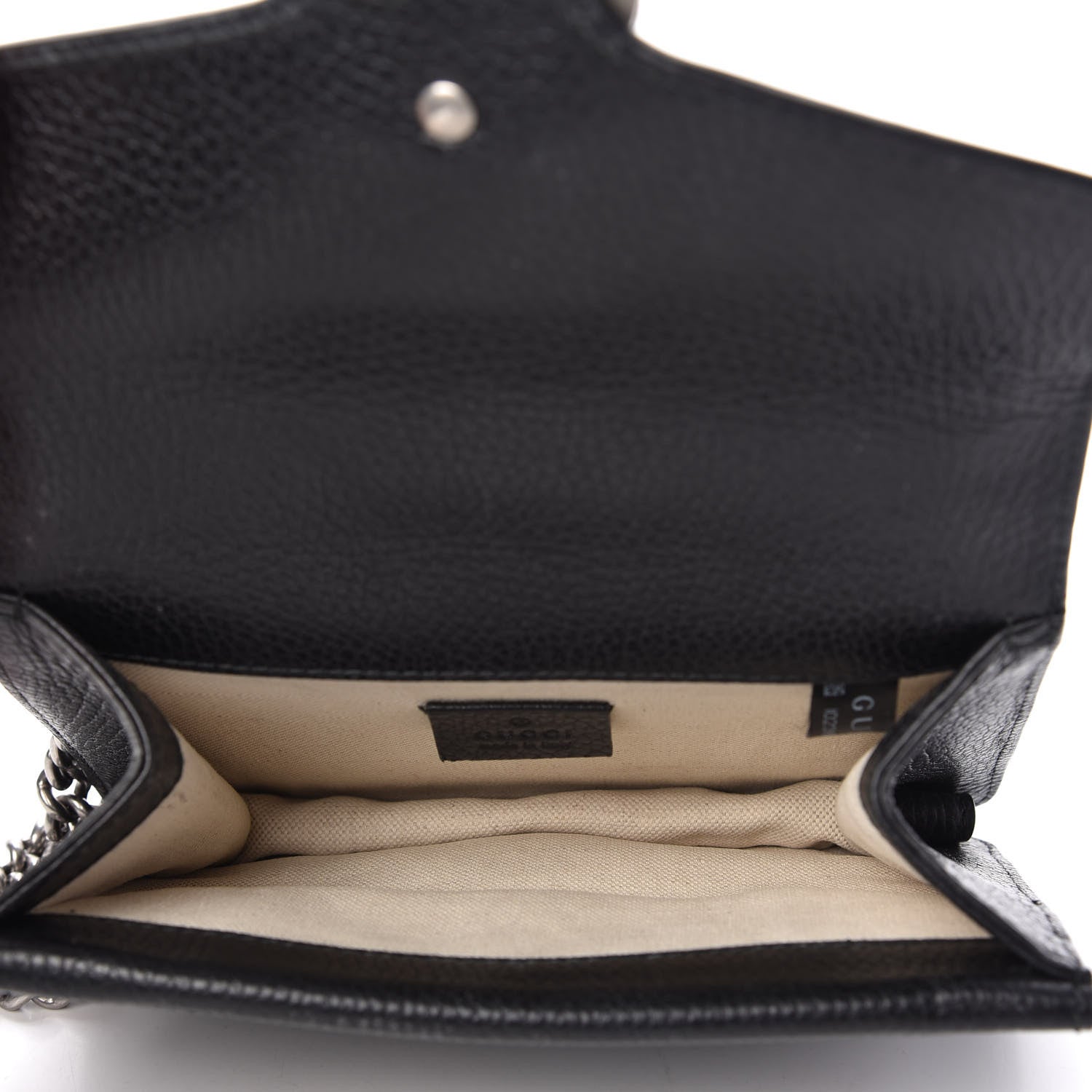 Gucci Calfskin Mini Dionysus Shoulder Bag Black 5 of 10