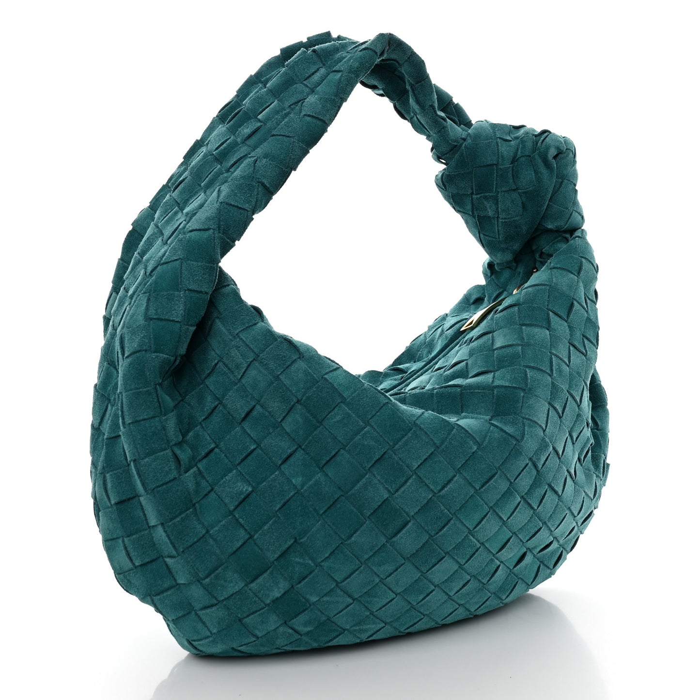 Suede Intrecciato Teen Jodie Hobo Petroleum Blue