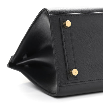 Hermes Madame Calfskin Birkin Sellier 25 Black 9 of 11