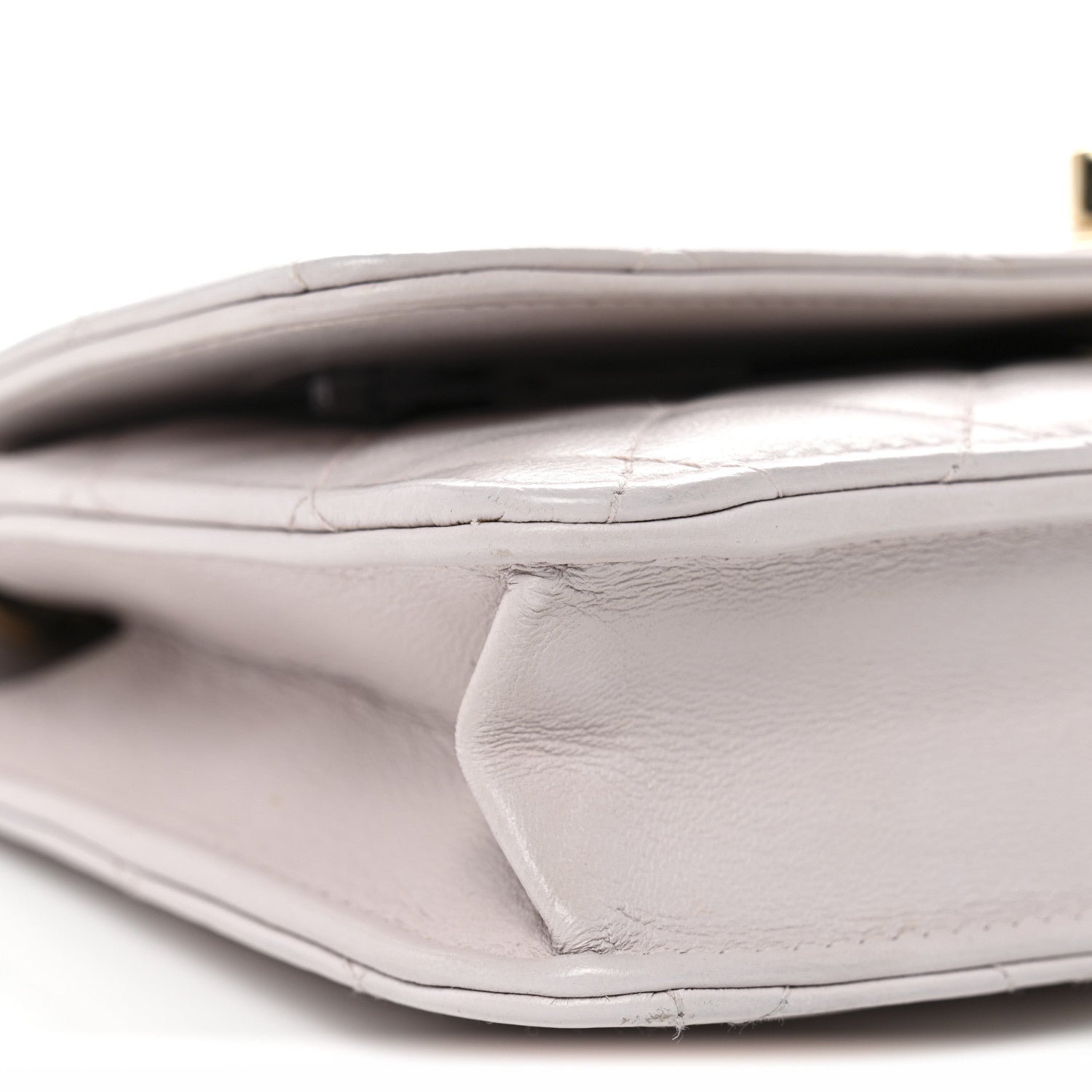 Chanel Lambskin Quilted Trendy CC Wallet On Chain WOC Lilac 10 of 14