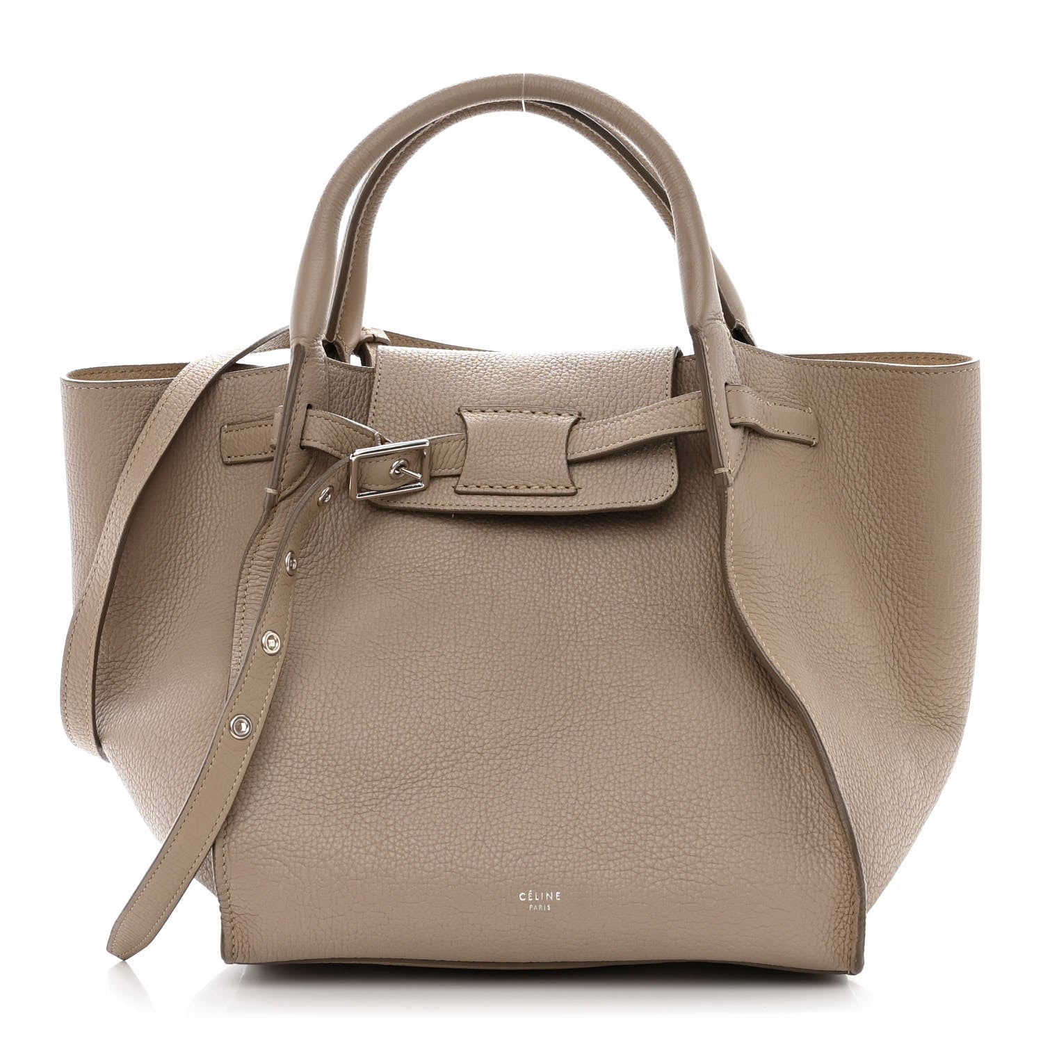Celine Supple Grained Calfskin Small Big Bag Light Taupe 1 of 12
