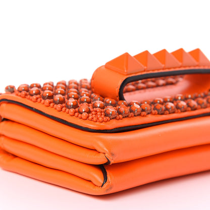 Valentino Garavani Nappa Studded Va Va Voom Shoulder Bag Orange 7 of 13