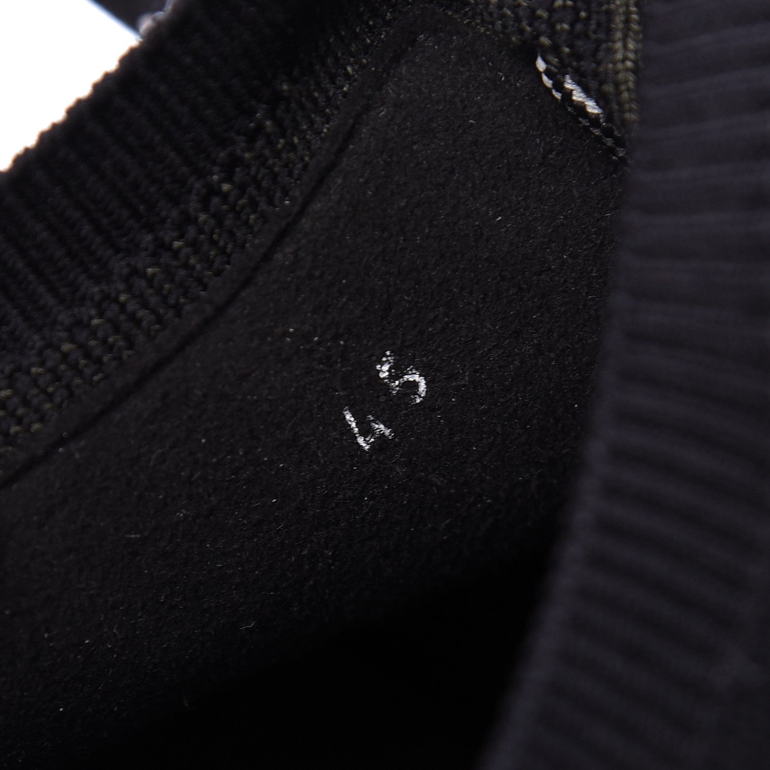 Hermes Knit Bicolor Mens Addict Sneakers 45 Black Kaki 8 of 8