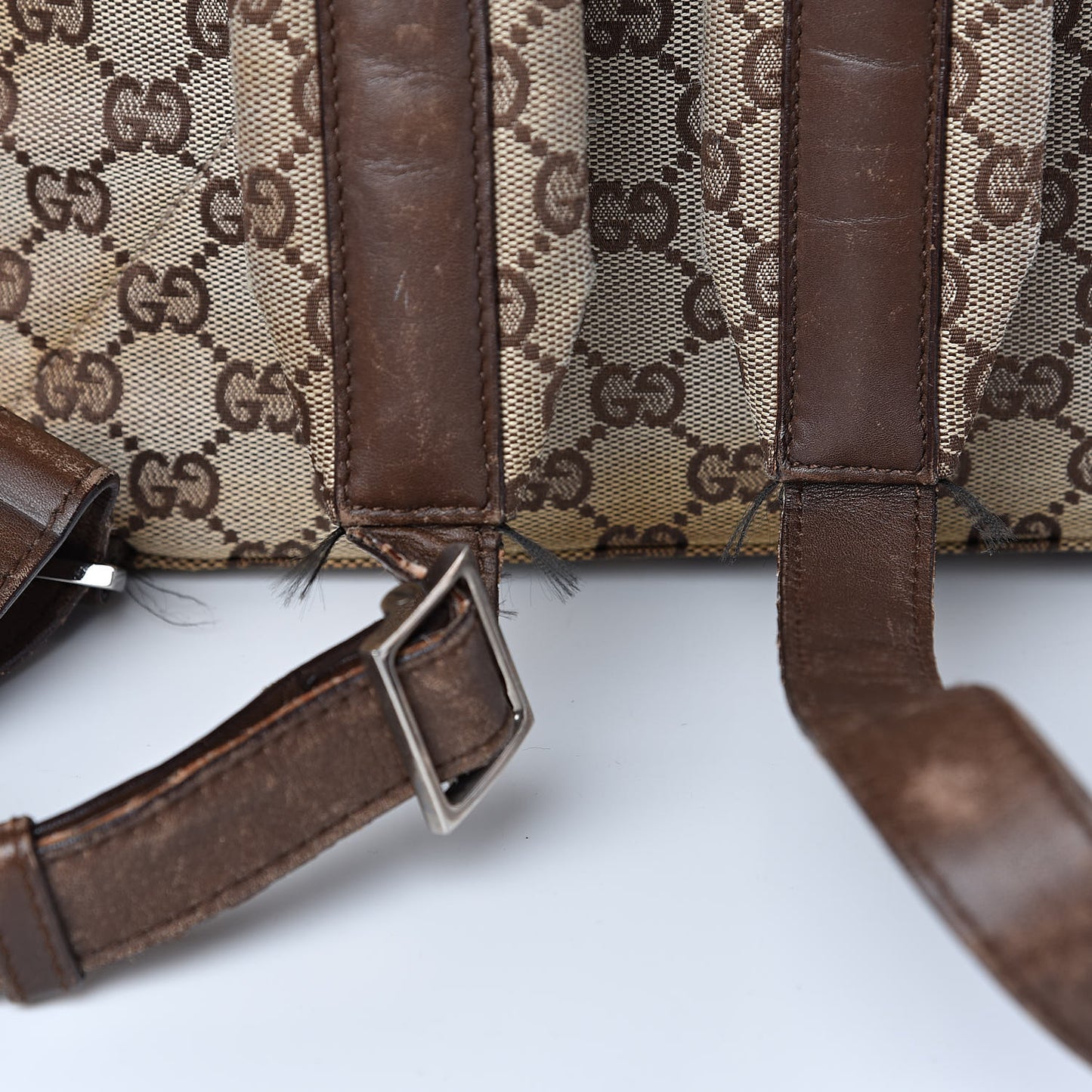 Monogram Backpack Diaper Bag Brown