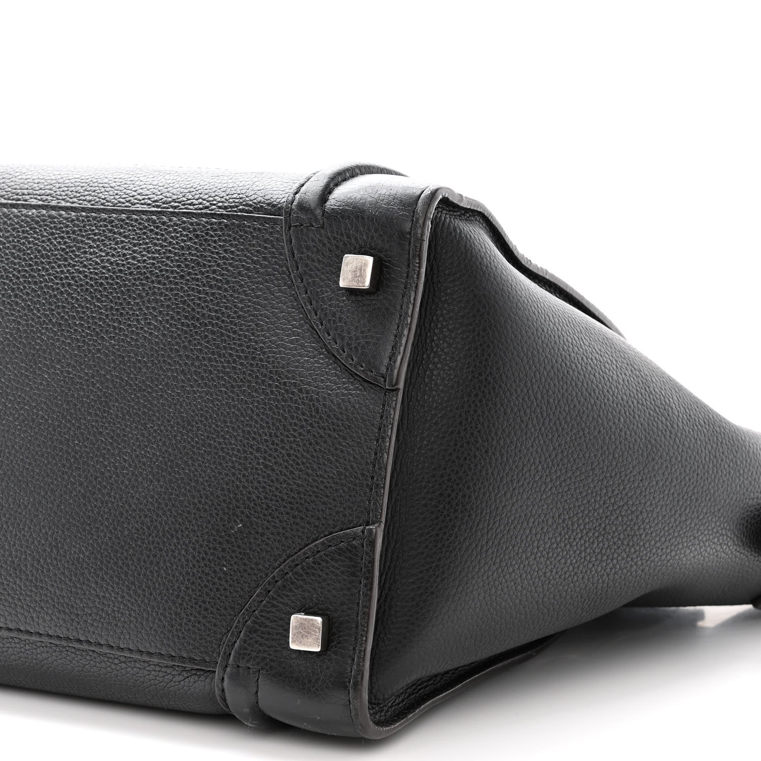 Celine Drummed Calfskin Mini Luggage Black 11 of 17