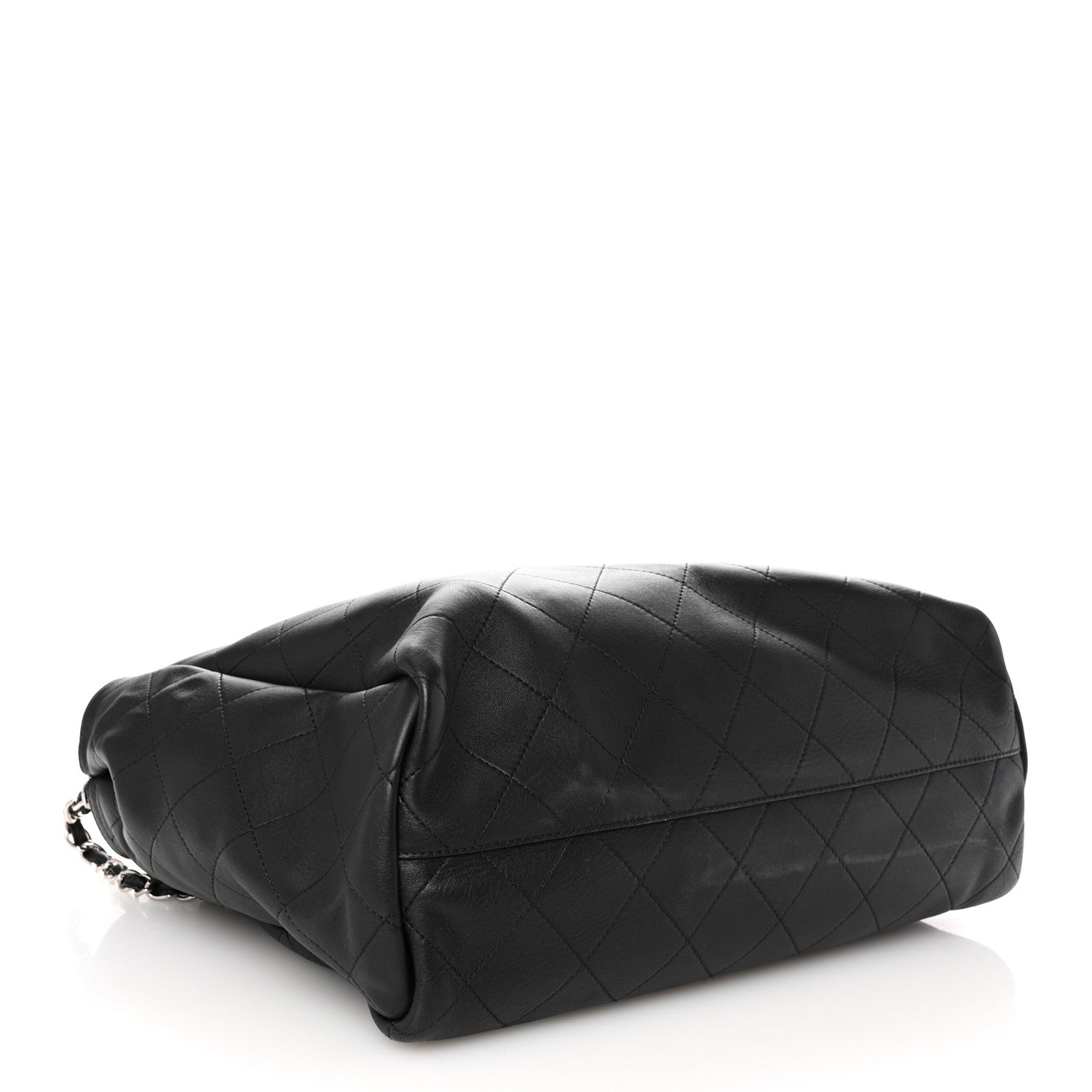 Chanel Calfskin Stitched Large Lady Coco Shopping Tote Black 4 of 10