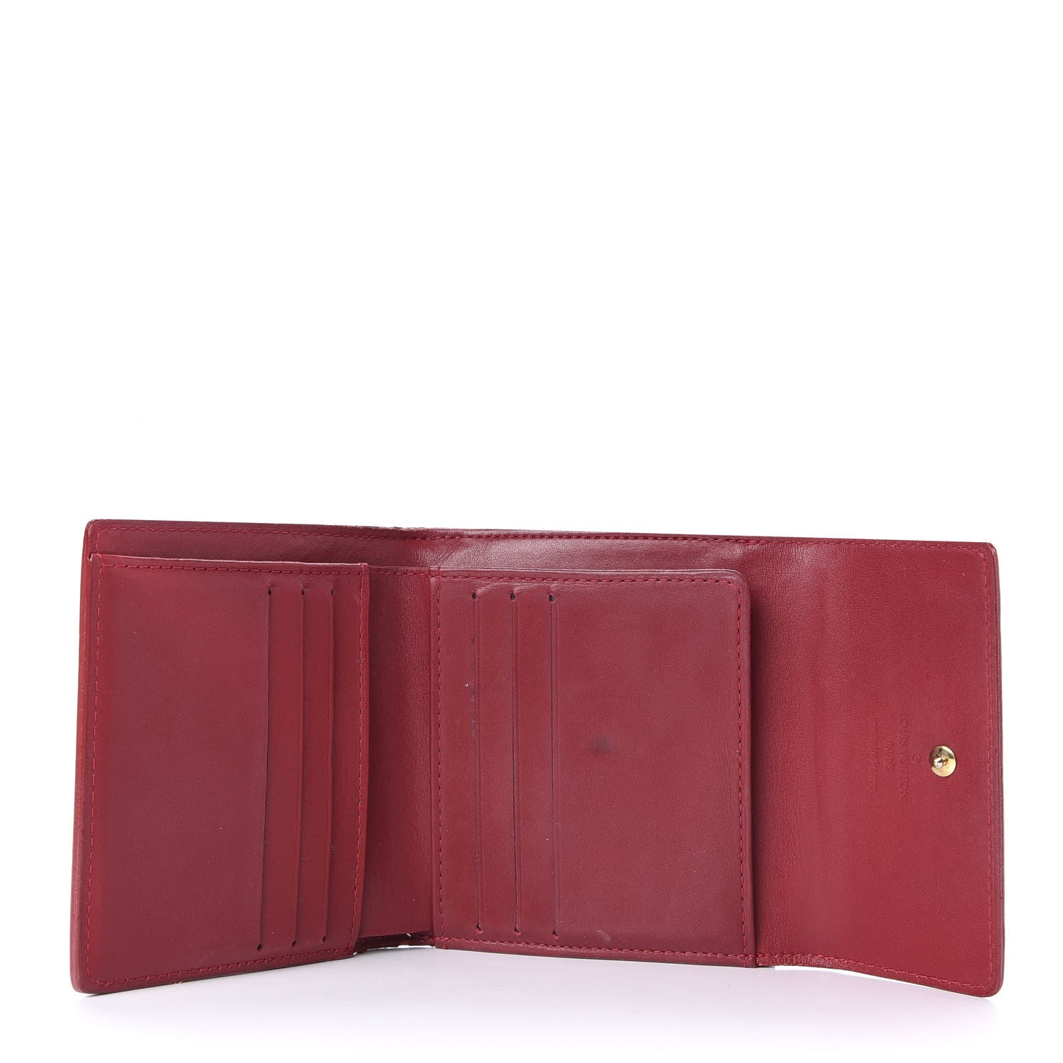 Louis Vuitton Vernis Elise Wallet Pomme D'Amour 7 of 8