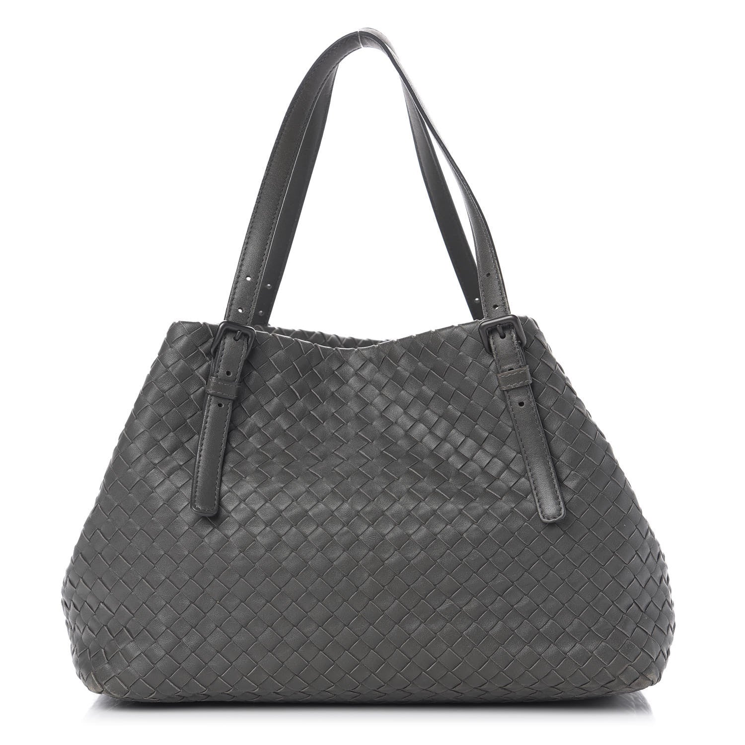 Bottega Veneta Nappa Intrecciato Medium Seamless Tote Light Grey 1 of 9