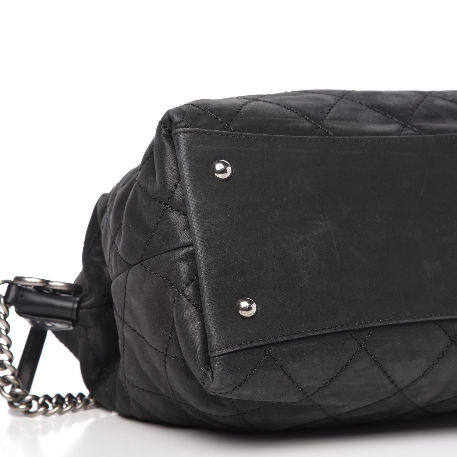Chanel Iridescent Calfskin Quilted Coco Daily Shoulder Bag Black 6 of 11