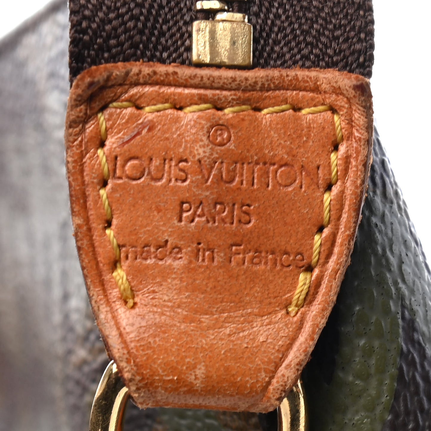 Monogram Graffiti Pochette Accessories Kaki
