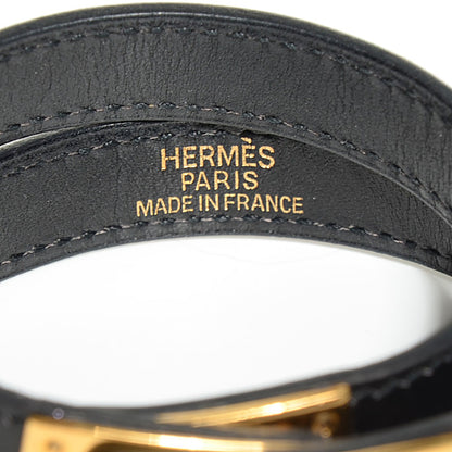 Hermes Box Kelly Double Tour Bracelet Small Black 4 of 10
