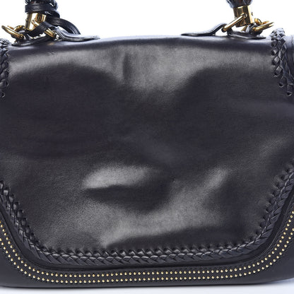 Gucci Calfskin New Bamboo Large Top Handle Bag Black 22 of 22
