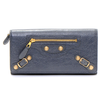 Balenciaga Agneau Giant Money Wallet Gris Tarmac 1 of 7