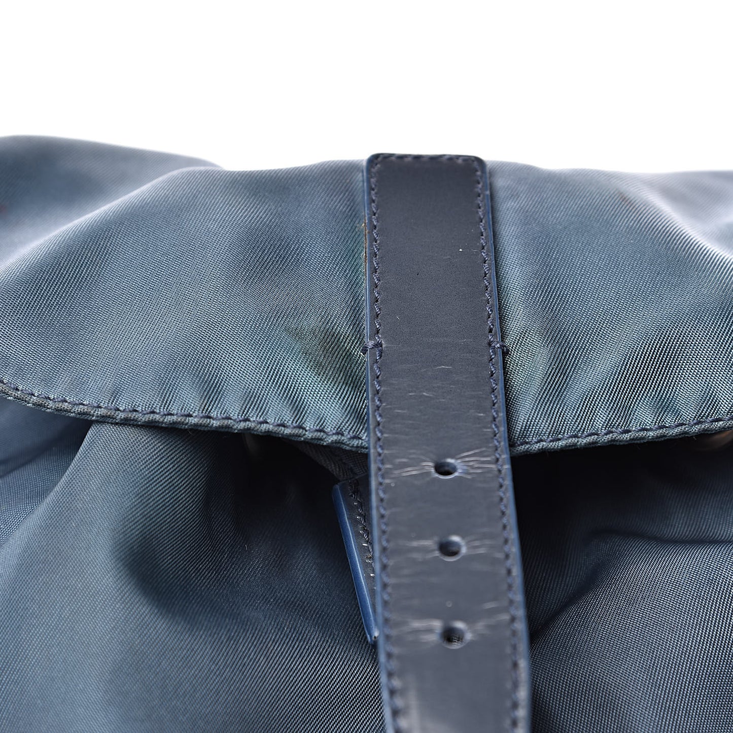 Nylon Vela Cinch Backpack Blue
