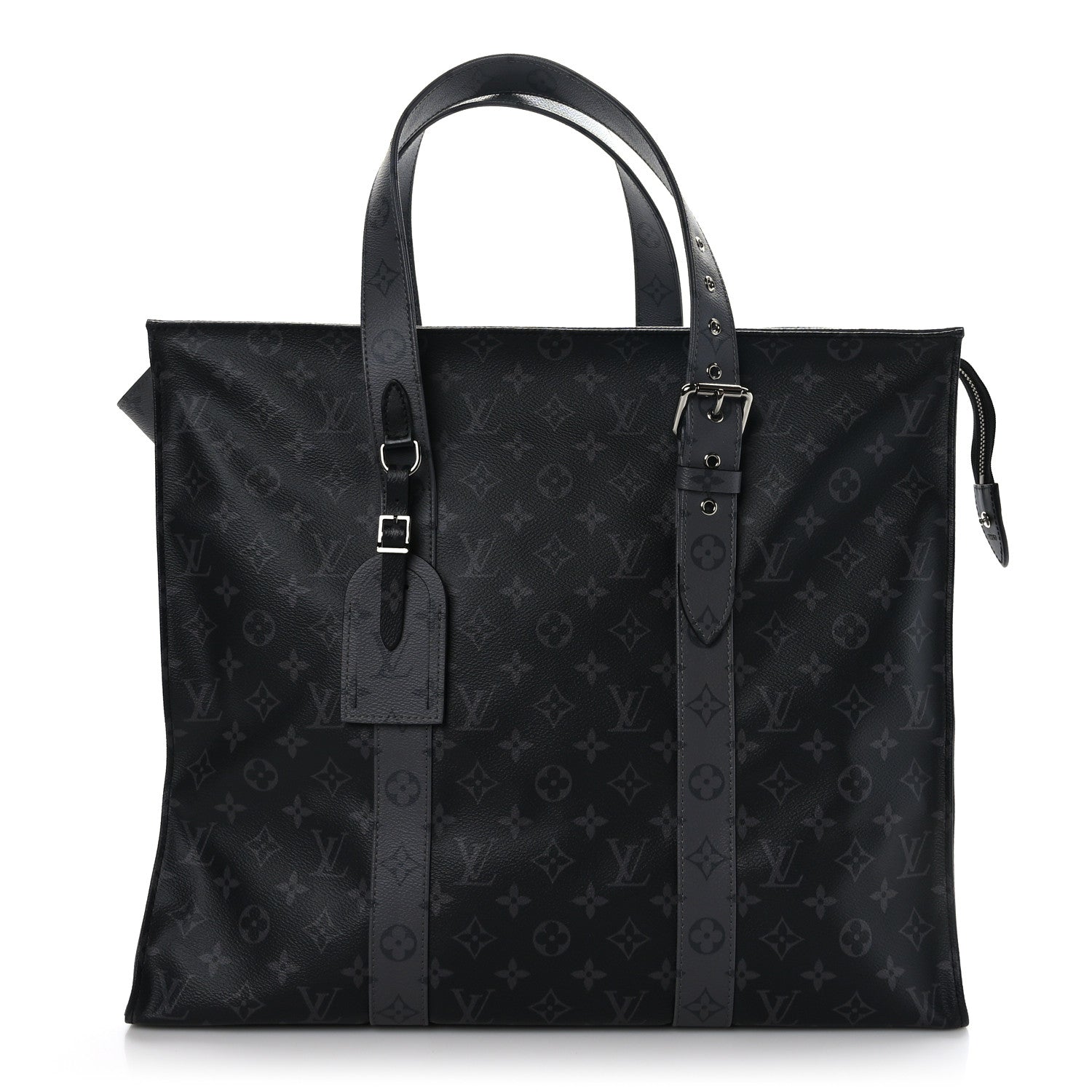 Louis Vuitton Monogram Eclipse Cabas Zippe GM Black 1 of 10