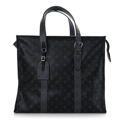 Louis Vuitton Monogram Eclipse Cabas Zippe GM Black 1 of 10