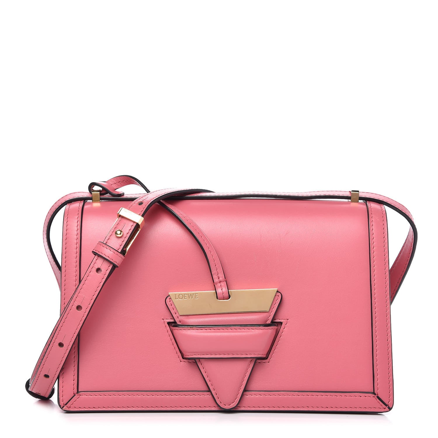 Loewe Calfskin Medium Barcelona Shoulder Bag Pink 1 of 10