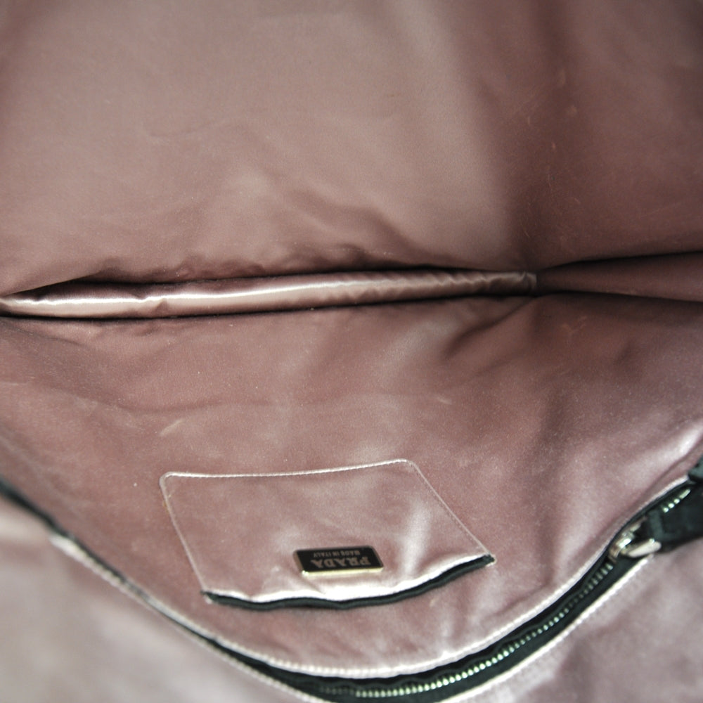 Vernice Flat Clutch Black