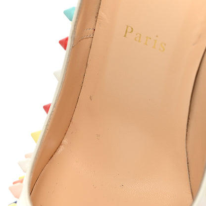 Christian Louboutin Gomme Pigalle Spikes 120 Pumps 40 White Multicolor 10 of 14