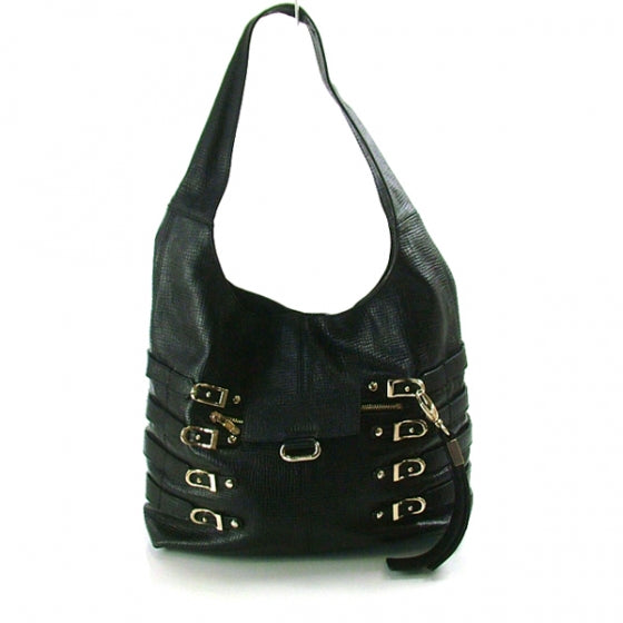 Jimmy Choo Leather Bardia Hobo Black 1 of 11