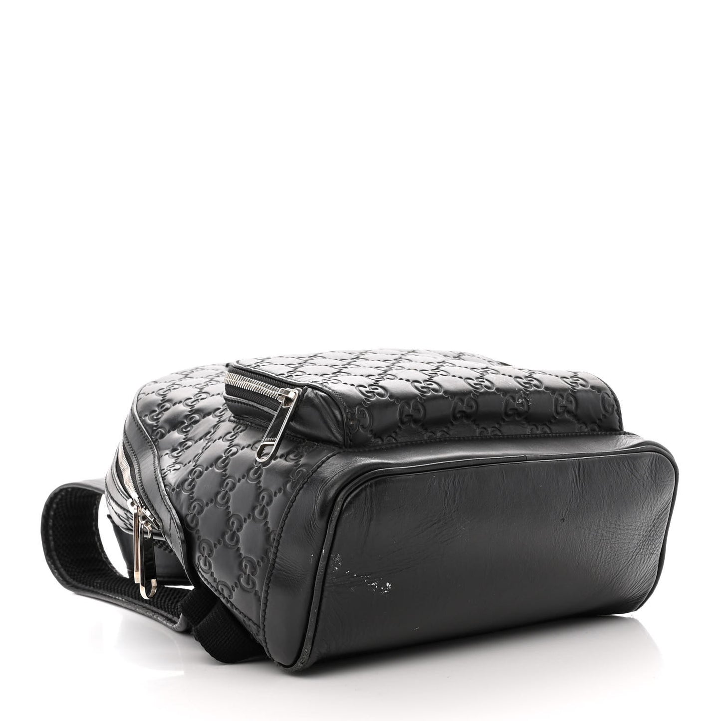 Guccissima Signature Small Day Backpack Black