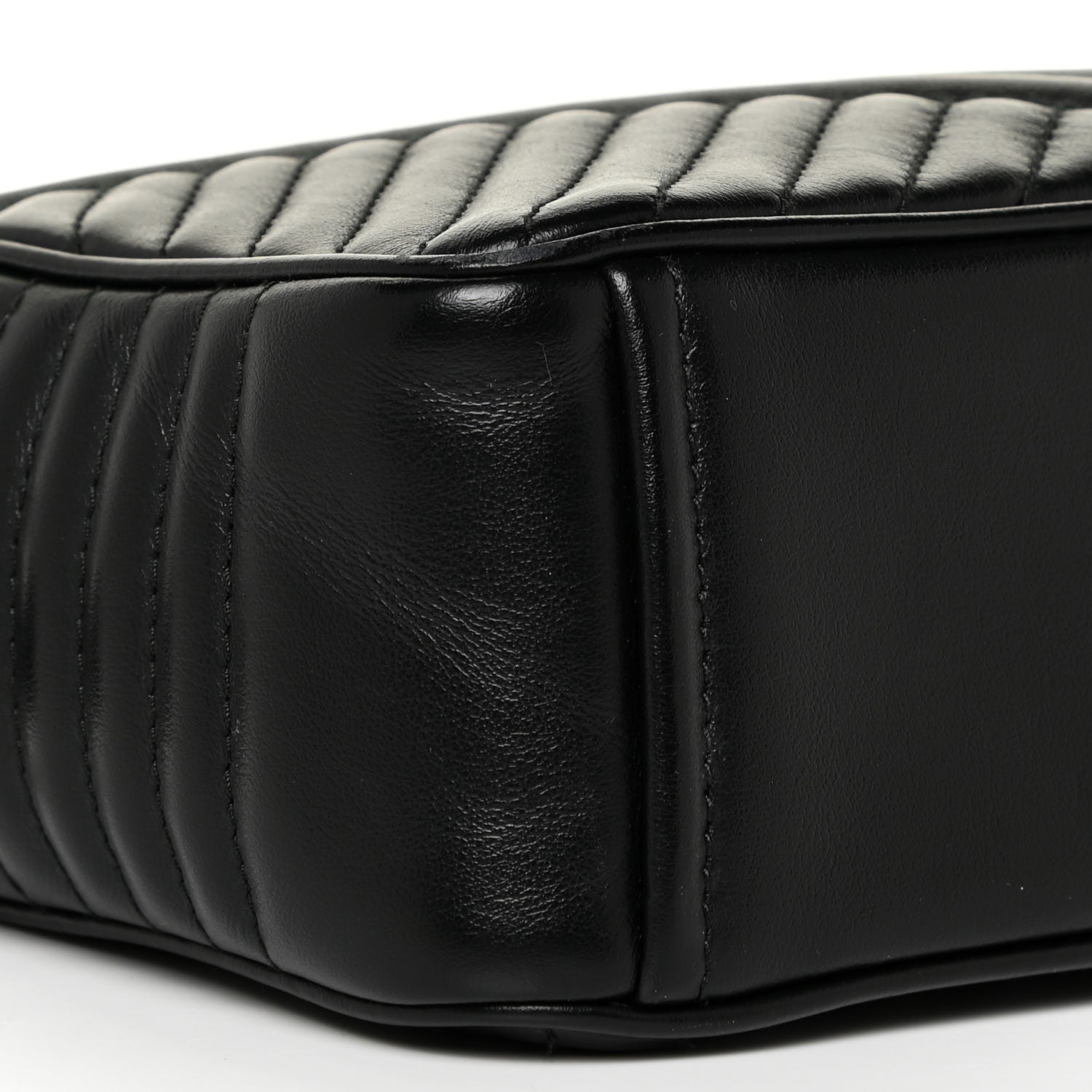 Prada Soft Calfskin Impunture Diagramme Camera Bag Black 8 of 12