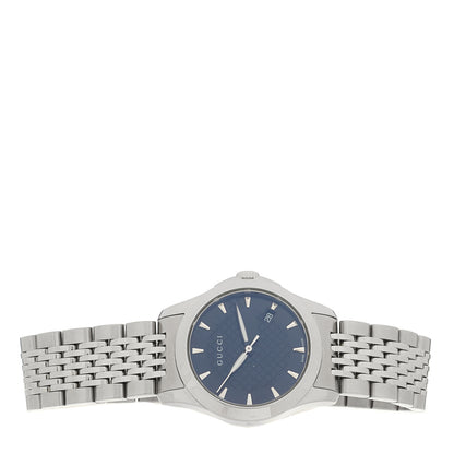 Gucci Stainless Steel 27mm G-Timeless Quartz Watch Black 2 of 5