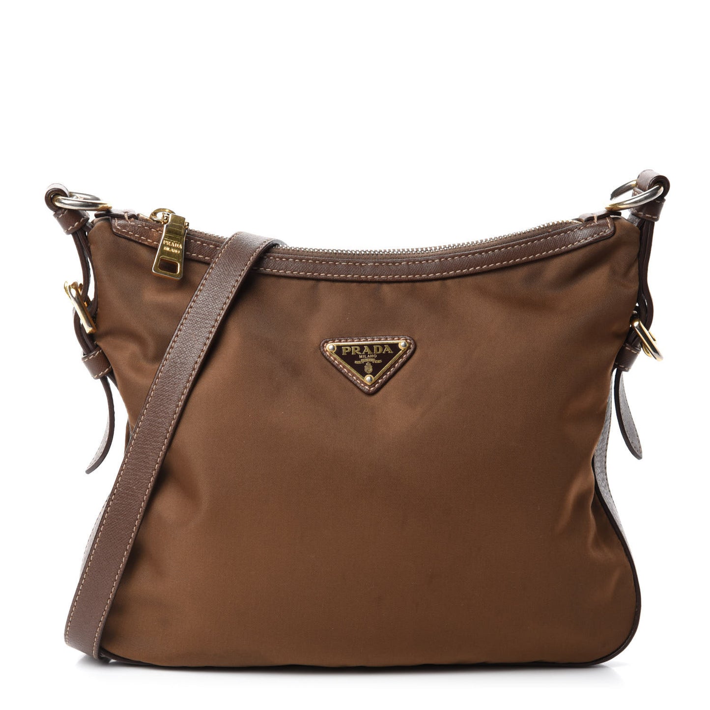 Tessuto Nylon Saffiano Messenger Bag Corinto