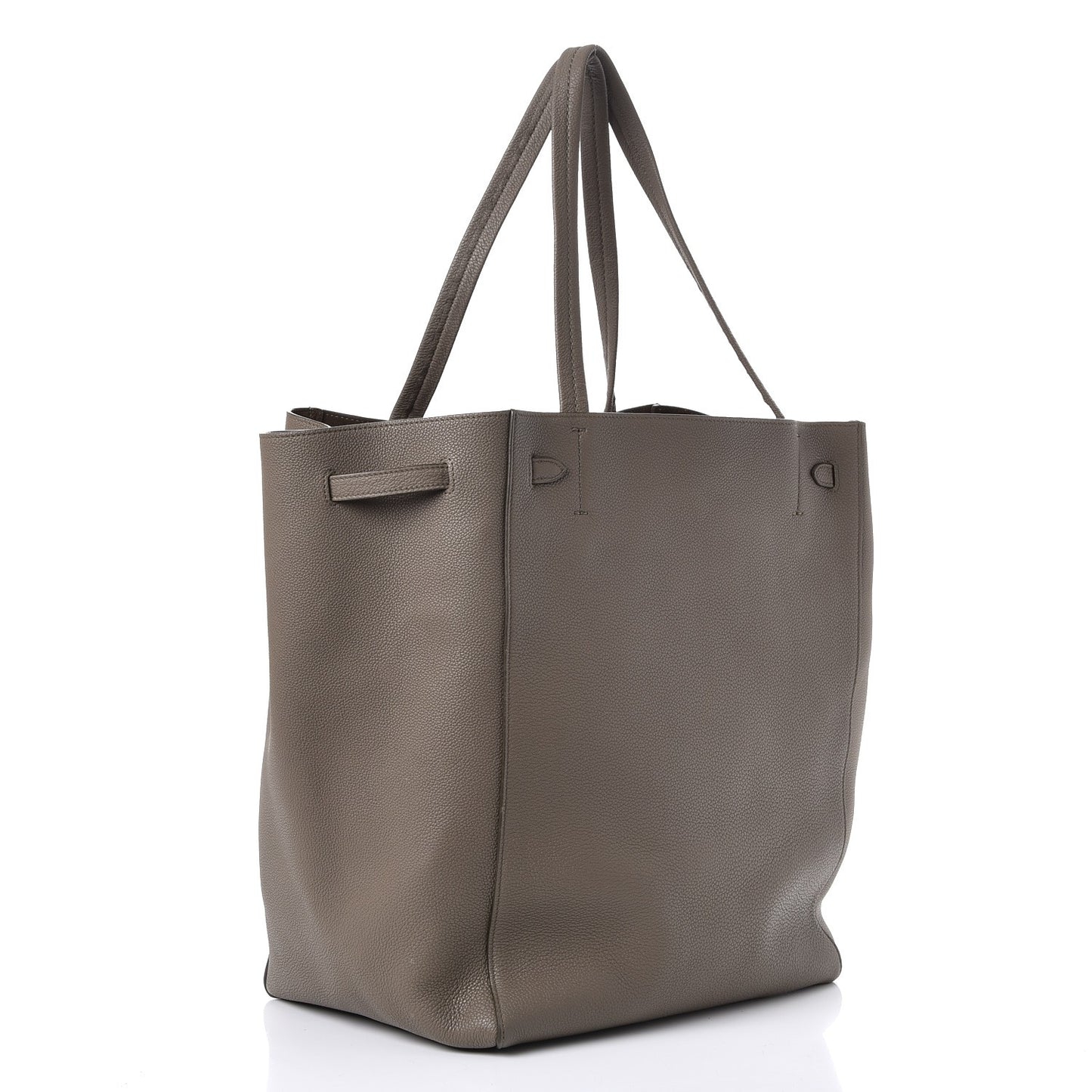 Soft Grained Calfskin Medium Cabas Phantom Taupe