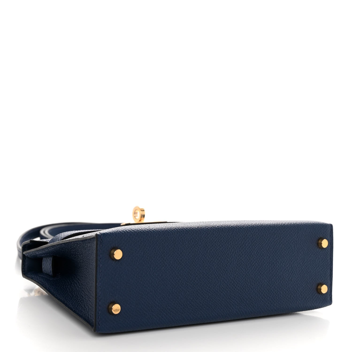 Hermes Epsom Mini Kelly Sellier 20 Bleu Navy 4 of 12