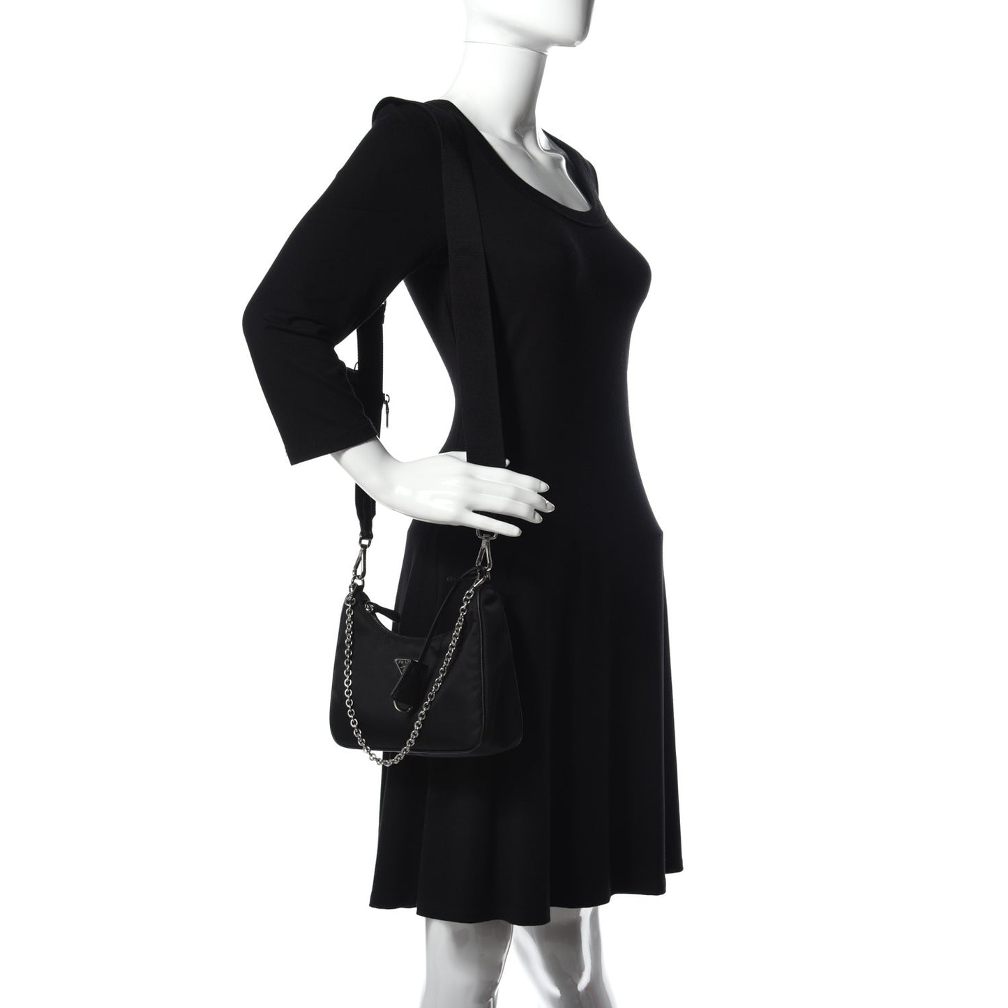 Nylon Re-Edition 2005 Shoulder Bag Black