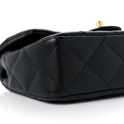 Chanel Caviar Quilted Mini Sweetheart Flap Black 8 of 10