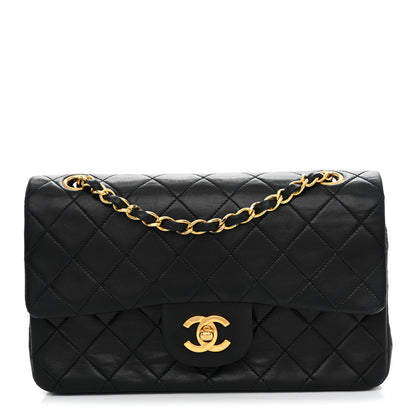 Chanel Lambskin Quilted Small Double Flap Black 1 of 18