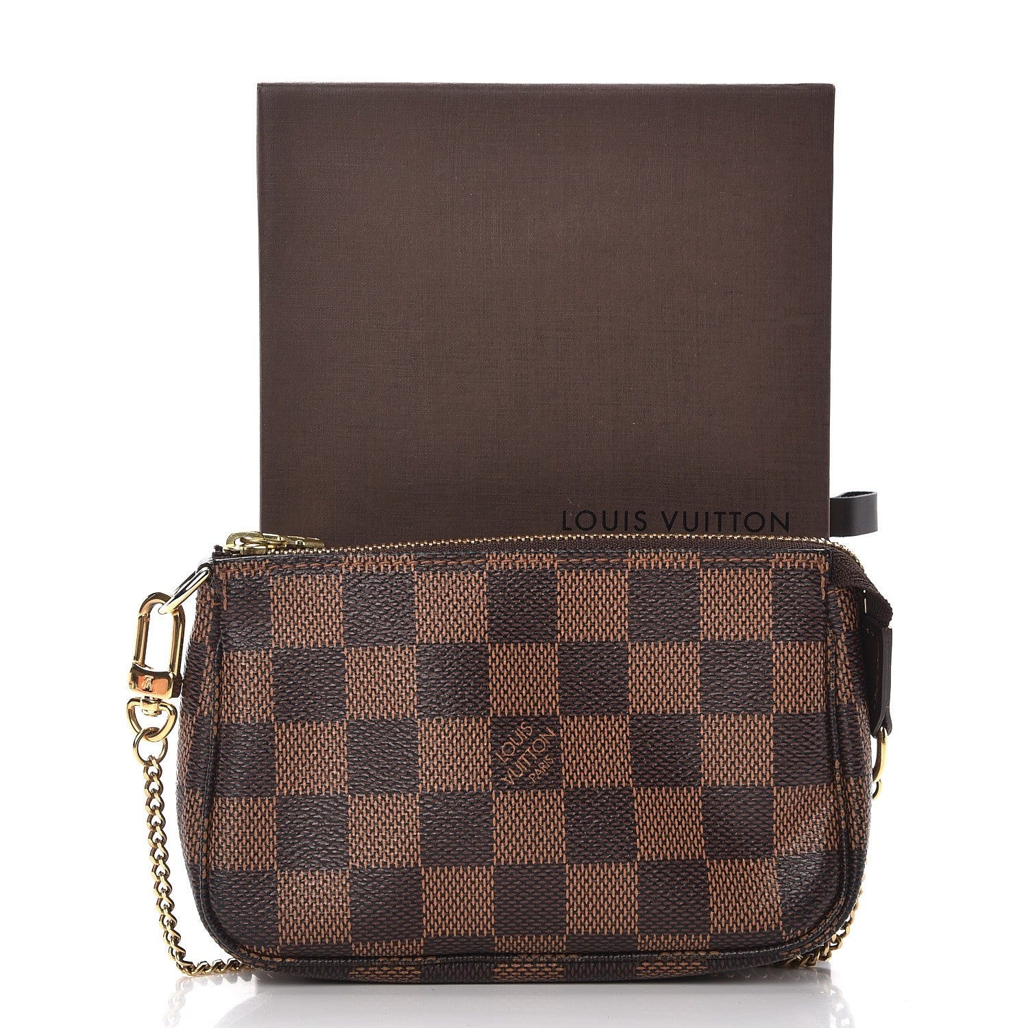 Louis Vuitton Damier Ebene Mini Pochette Accessories 9 of 9