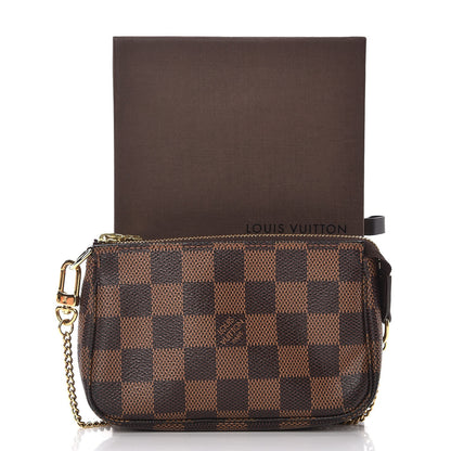 Louis Vuitton Damier Ebene Mini Pochette Accessories 9 of 9