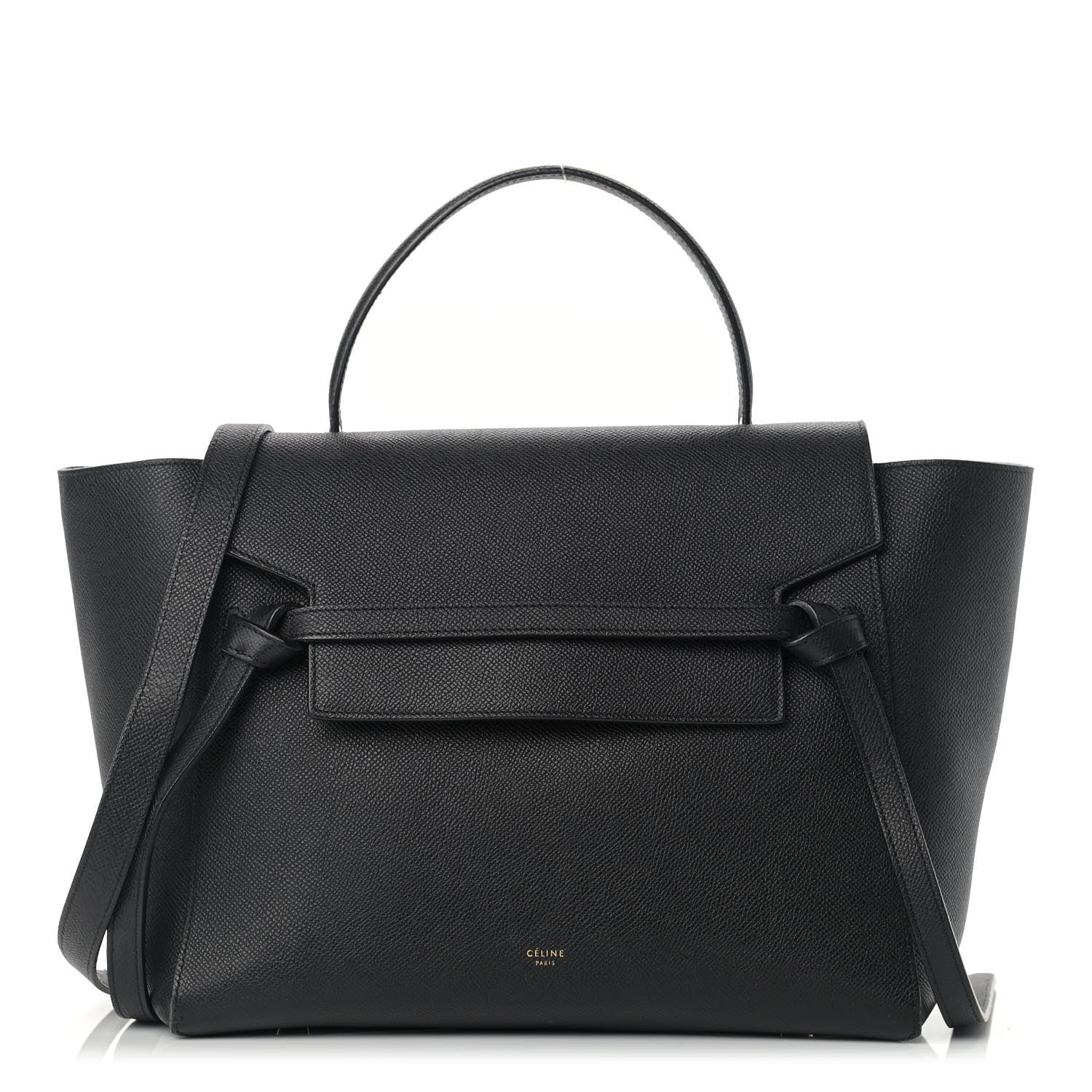 Celine Grained Calfskin Mini Belt Bag Black 1 of 21