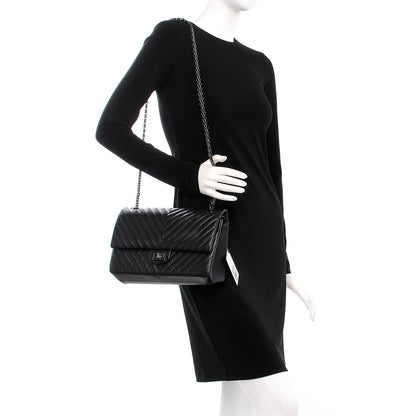 Chanel Aged Calfskin Chevron 2.55 Reissue 226 So Black 2 of 8