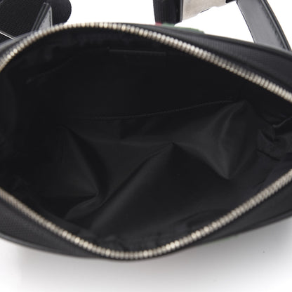 Gucci Canvas Web Slim Belt Bag Black 4 of 9