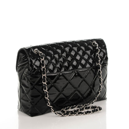 Chanel Vinyl Quilted In the Business Flap Bag Black 3 of 9