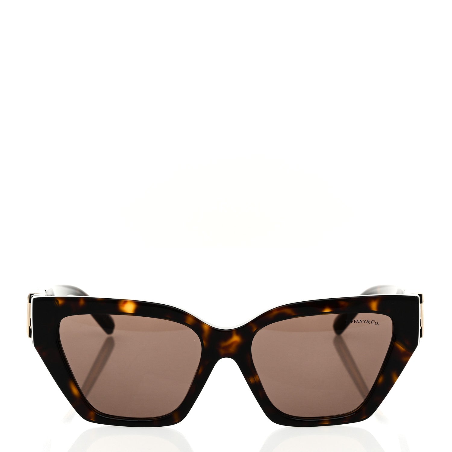 Tiffany Acetate Metal Deco T Sunglasses Brown 2 of 8