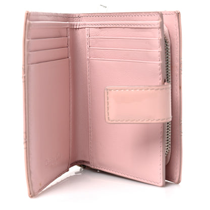 Christian Dior Patent Cannage Lady Dior Eden Wallet Rose Clair 5 of 8