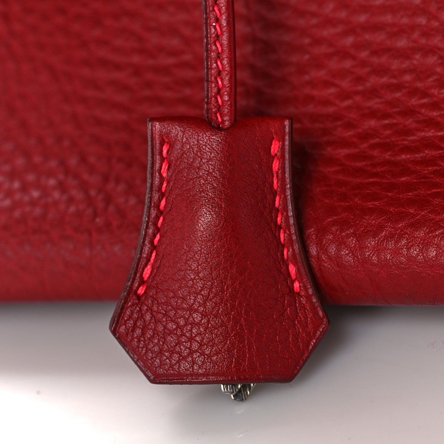 Hermes Taurillon Clemence Birkin 30 Rouge Vif 32 of 39