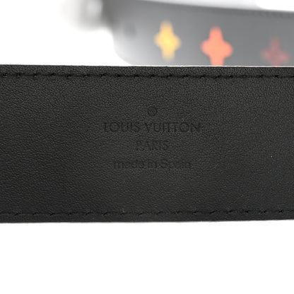 Louis Vuitton Calfskin 35mm LV New Wave Belt 80 32 Black 3 of 4