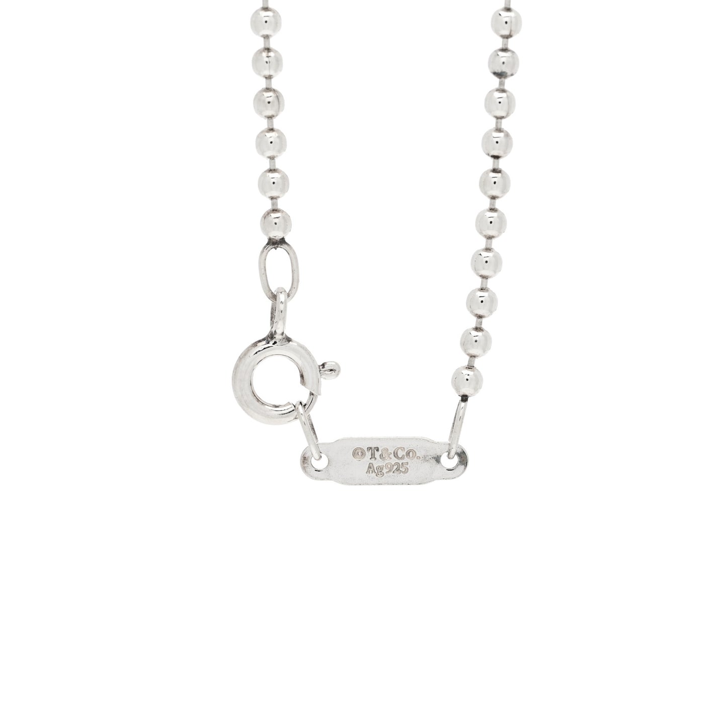 Sterling Silver Makers Keyhole Pendant Necklace