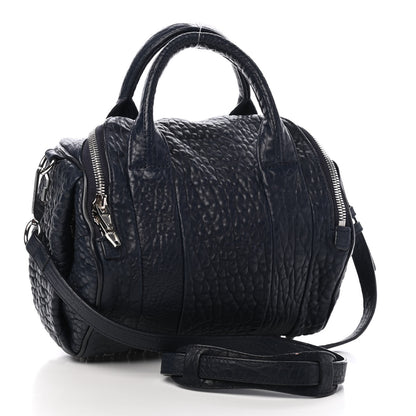 Alexander Wang Pebbled Lambskin Rockie Neptune Rhodium Hardware 4 of 17